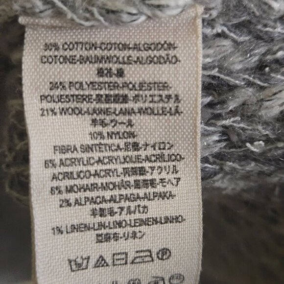 Free People Arctic Blast Pullover Turtleneck Oversized Sweater Wool Blend Size S - Picture 10 of 10